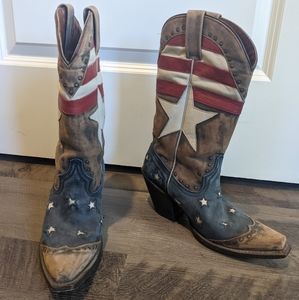 Redneck Riviera American Flag Boots size 7